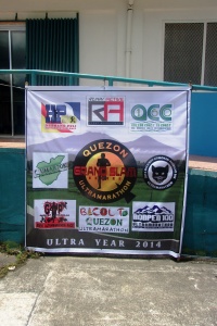 Quezon Ultra MarathonSeries2014 Official Tarp.